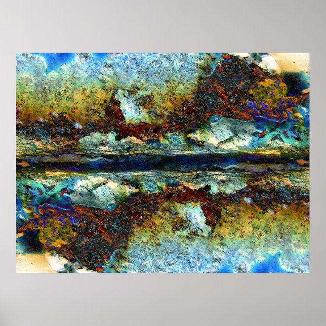 Póster Paisagem da ferrugem (Frente)