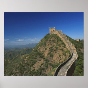 Póster Paisagem da Grande Muralha, China