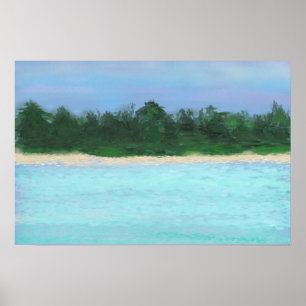 Póster Paisagem da ilha ©jlp