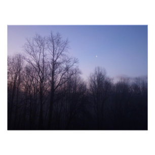 Póster Paisagem da Manhã de inverno Fotografia