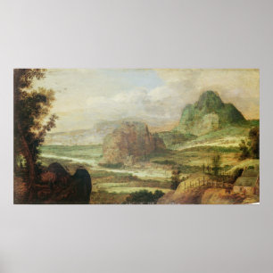 Poster Paisagem da montanha