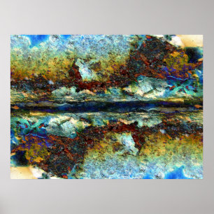 Póster Paisagem da oxidação