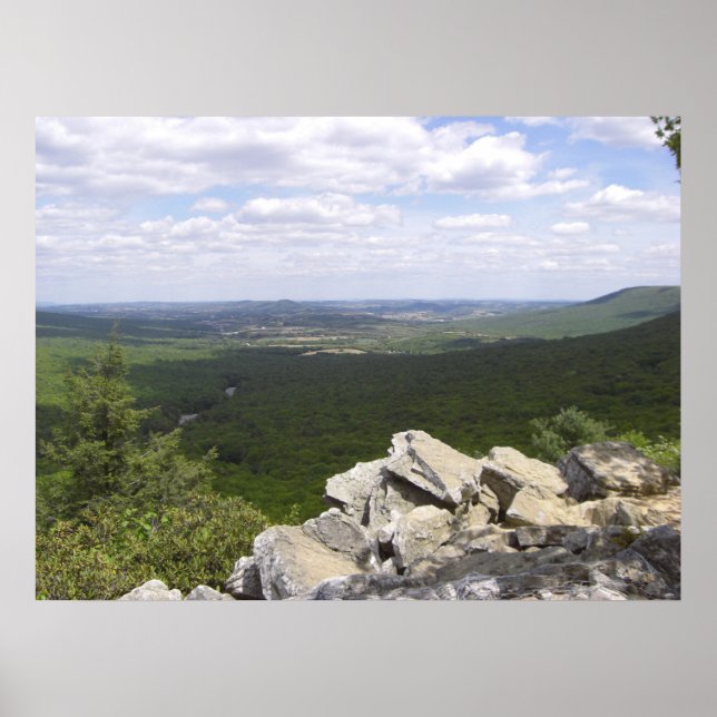 Póster Paisagem da Pensilvânia (Frente)