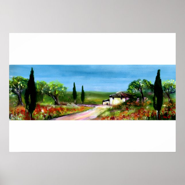 PÓSTER PAISAGEM DA TOSCANA (Frente)