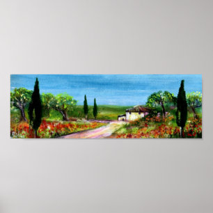 POSTER PAISAGEM DA TOSCANA 4