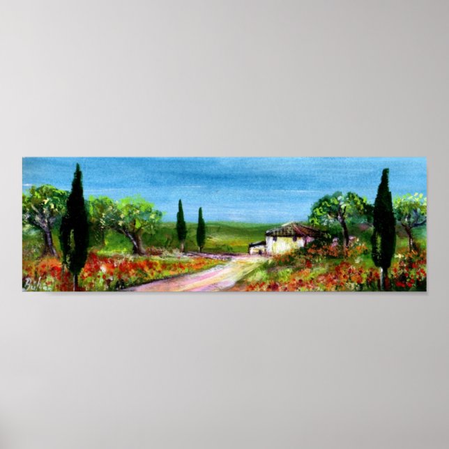 POSTER PAISAGEM DA TOSCANA 4 (Frente)