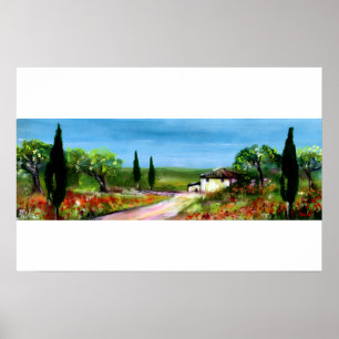 POSTER PAISAGEM DA TOSCANA 4