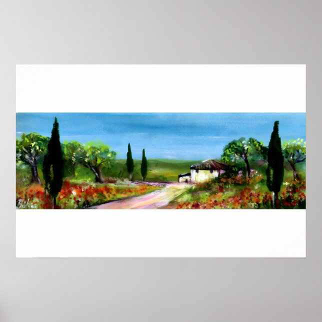 POSTER PAISAGEM DA TOSCANA 4 (Frente)