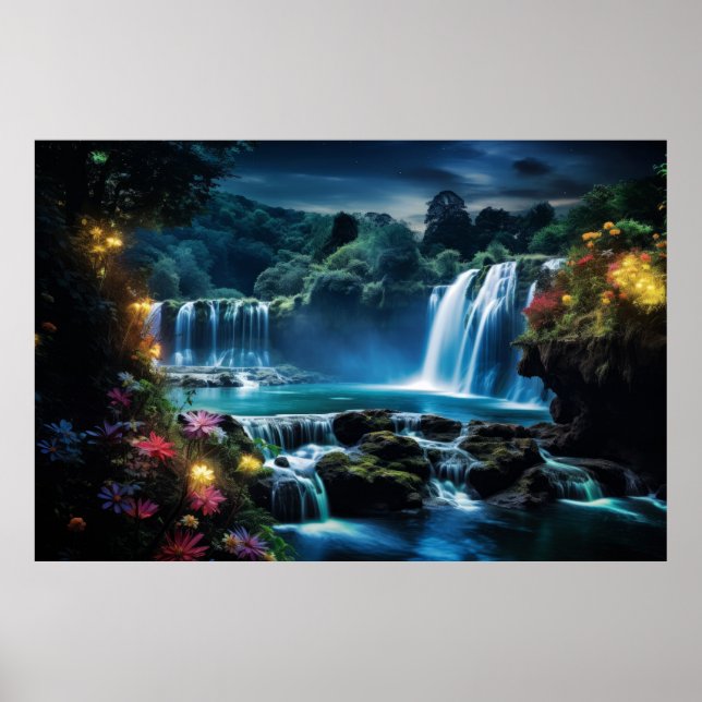 Poster Paisagem das Cascas Natureza Calma (Frente)