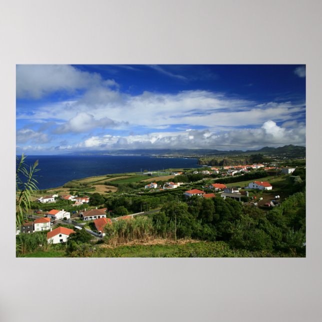 Poster Paisagem das ilhas Açores (Frente)