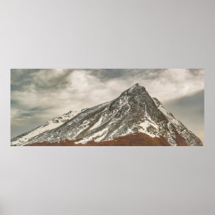 Poster Paisagem das montanhas Panorâmica Snowy andes, ush
