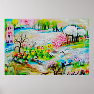 Poster Paisagem de Aquarela 2