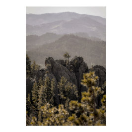 Póster Paisagem de Belos Montes de Dakota do Sul