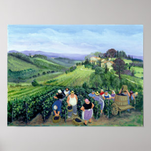 Póster Paisagem de Chianti