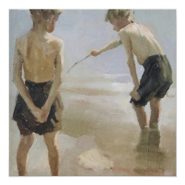 Póster Paisagem de Coastal Beach Bothers (Frente)