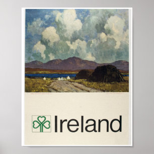 Poster paisagem de Connemara, Conselho de Turismo Irlandê