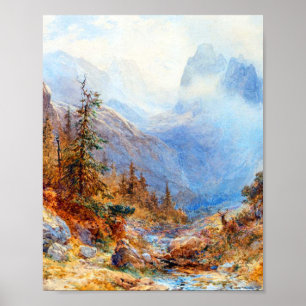 Poster Paisagem de Edward Theodore Compton