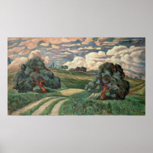 Póster Paisagem de Fauve