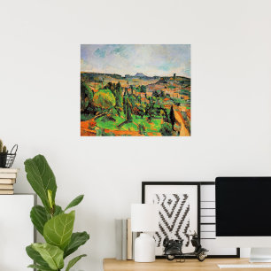 Poster Paisagem de Ile de France, arte fina,