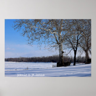 Poster Paisagem de Inverno
