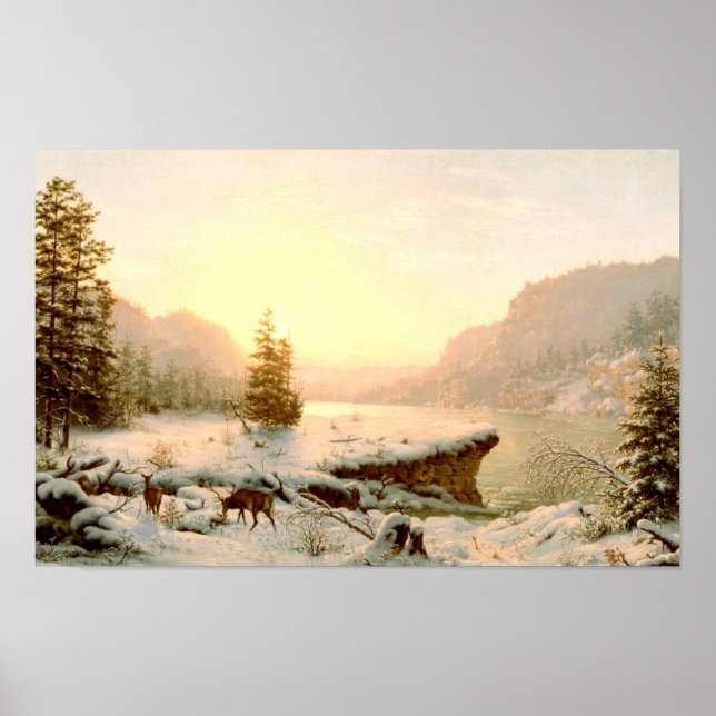 Poster Paisagem de Inverno (Frente)