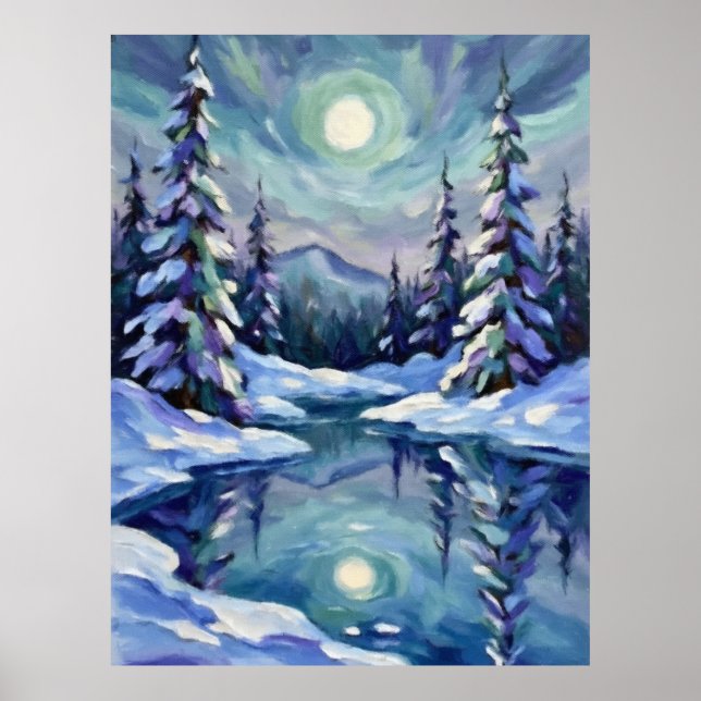 Poster Paisagem de Inverno (Frente)
