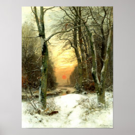 Poster Paisagem de Inverno, Arte Fina