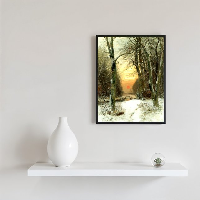 Poster Paisagem de Inverno, Arte Refinada  (Criador carregado)