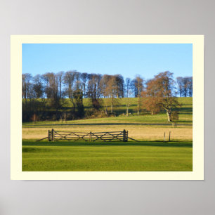 Poster Paisagem de inverno em Somerset