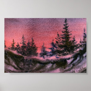 Poster Paisagem de inverno MiniPoster