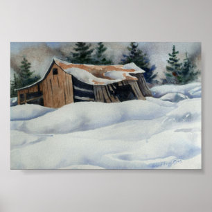 Póster Paisagem de inverno MiniPoster