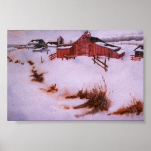 Póster Paisagem de inverno MiniPoster