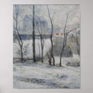 Poster Paisagem de Inverno (por Paul Gaugin)