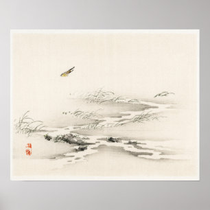 Poster Paisagem de Kōno Bairei (1844-1895)