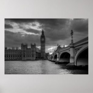 Póster Paisagem de Londres