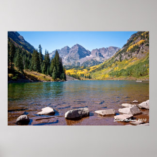 Póster Paisagem de Maroon Bells