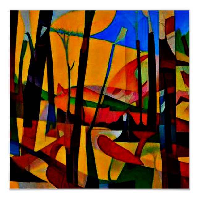 Póster Paisagem de outono 2 (Frente)
