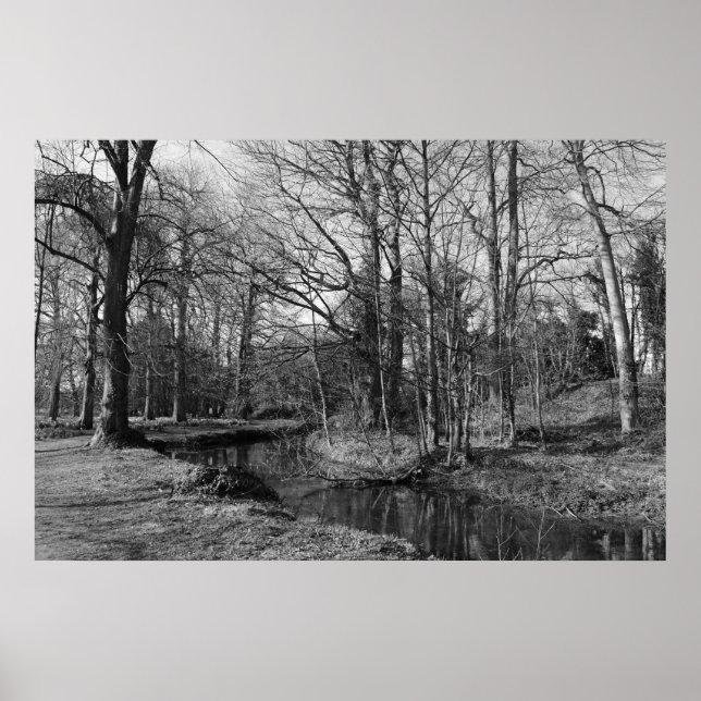 Póster Paisagem de Parque - Parque de Bute, Cardiff (Frente)