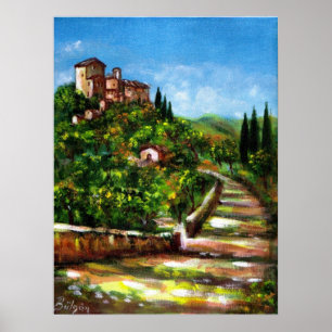 PÓSTER PAISAGEM DE TOSCÂNIA