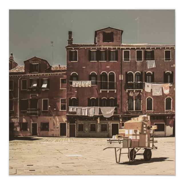 Póster Paisagem de Veneza (Frente)