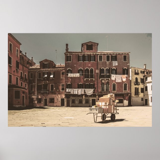 Poster Paisagem de Veneza (Frente)