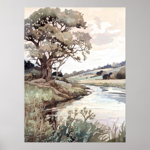 Poster Paisagem de Verão