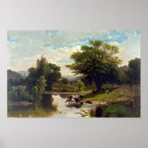 Poster Paisagem de Verão - 1869