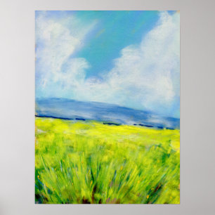 Poster Paisagem de Verão irlandesa