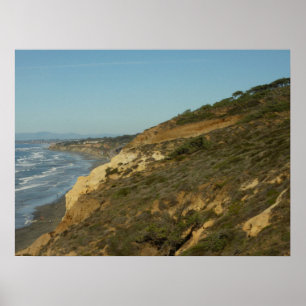 Poster Paisagem de Viagem Cênico da Linha Costeira da Ca