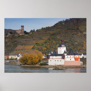 Poster Paisagem do Castelo Burg Gutenfels