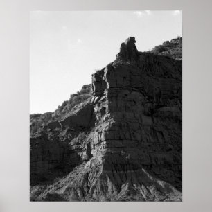 Poster Paisagem do Clipe Rocky Preto e Branco Vertical 16