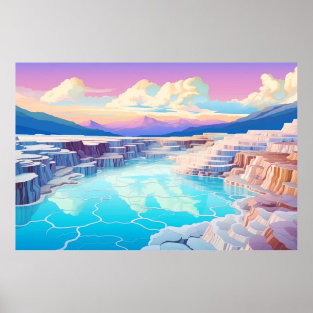 Poster Paisagem do Inverno do Inverno (Frente)