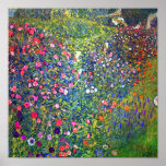 Poster Paisagem do Jardim Italiano Gustav Klimt<br><div class="desc">Poster com a pintura a óleo de Gustav Klimt,  Paisagem do Jardim Italiano (1913). Um belo jardim de flores coloridas: vermelho,  branco,  rosa,  roxo. Um presente de excelente para fãs de Arte Nouveau e de Arte Austríaca.</div>