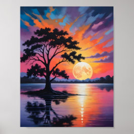 Poster Paisagem do Lago